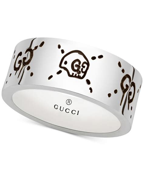 gucci ring mens sale|Gucci ghost ring men's.